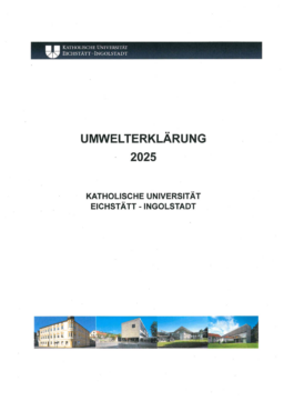 Katholische Universität Eichstätt-Ingolstadt - Umwelterklärung 2025