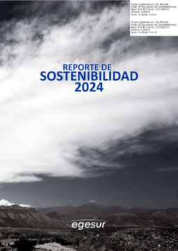 La Empresa de Generación Eléctrica del Sur SA - Reporte de Sostenibilidad 2024