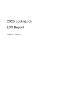 LocknLock Co - 2025 ESG Report