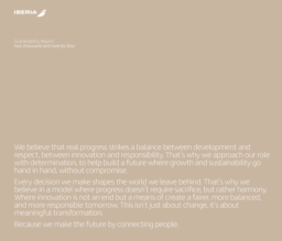 Iberia Líneas Aéreas de España SA - Sustainability Report two thousand and twenty-four