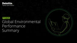 Deloitte Touche Tohmatsu Limited (USA) - FY2025 Global Environmental Performance Summary