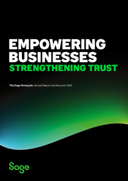 The Sage Group plc - Annual Report and Accounts 2025. Empowering Businesses. Strengthening Trust
