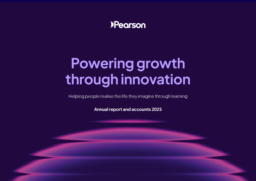 Pearson plc - Annual report and accounts 2025. Powering growth through innovation. Helping people realise the life they imagine through learning