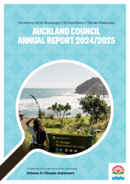 Auckland Council - Annual Report 2024/2025. Volume 4: Climate statement