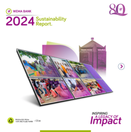 Wema Bank plc - Sustainability Report 2024. Inspiring a Legacy of Impact