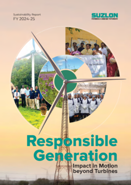 Suzlon Energy Limited - Sustainability Report FY2024-25. Responsible Generation. Impact in Motion beyond Turbines