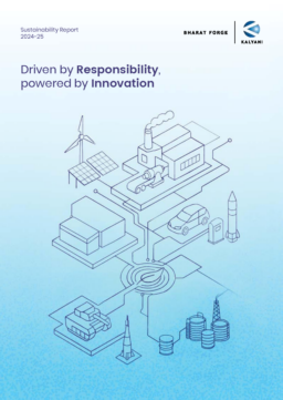 Bharat Forge Limited - Sustainability Report 2024-25. Driven by Responsibility, powered by Innovation
