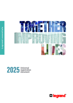 Legrand SA - Universal Registration Document 2025. Together Improving Lives