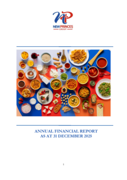 Newlat Food SpA - Annual Financial Report as at 31 December 2025