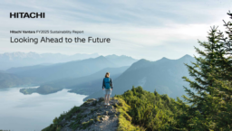 Hitachi Vantara LLC - FY2025 Sustainability Report. Looking Ahead to the Future