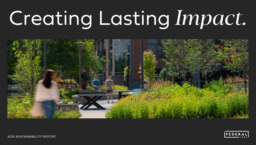 Federal Realty Investment Trust - 2025 Sustainability Report. Creating Lasting Impact