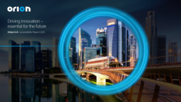 Orion SA - Sustainability Report 2025. Driving innovation – essential for the future
