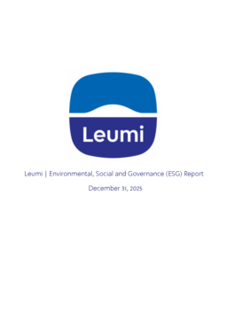 Bank Leumi le-Israel Ltd - Environmental, Social and Governance (ESG) Report December 31, 2025