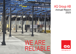 AQ Group AB - Annual Report 2025. We are Reliable