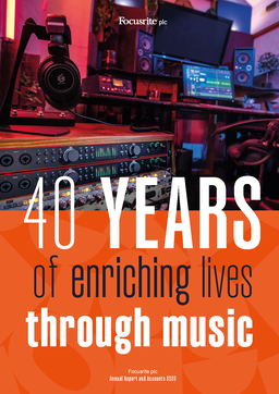 Focusrite plc - Annual Report and Accounts 2026. 40 Years of Enriching Lives through Music