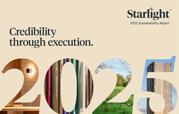 Starlight Investments - Sustainability Report 2025. Credibility through execution