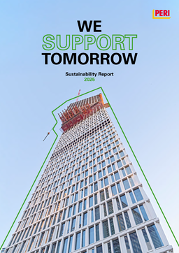 Peri SE - Sustainability Report 2025. We Support Tomorrow