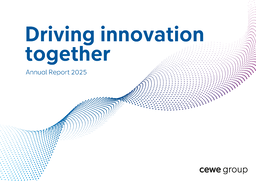 CEWE Stiftung & Co KGaA - Annual Report 2025. Driving innovation together