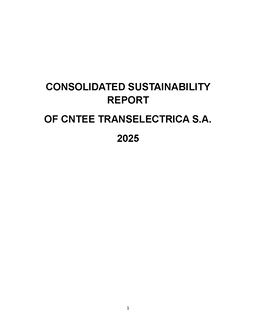 Transelectrica SA - Consolidated Sustainability Report of  CNTEE Transelectrica S.A. 2025
