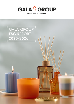 GALA GROUP GmbH - ESG Report 2025/2026. Sensual. Natural. Affordable