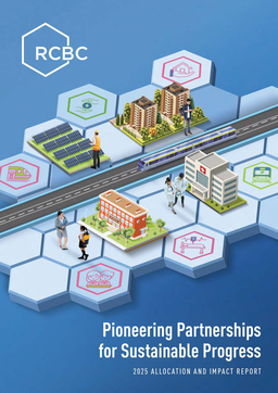 Rizal Commercial Banking Corporation - 2025 Allocation and Impact Report. Pioneering Partnerships for Sustainable Progress