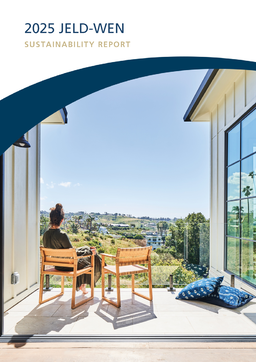 JELD-WEN Holding Inc - Sustainability Report 2025