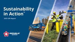Republic Services Inc - 2025 GRI Report. Sustainability in Action