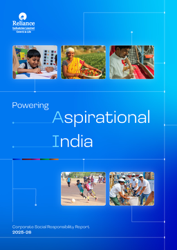 Reliance Industries Limited - Corporate Social Responsibility Report 2025-26. Powering Aspirational India