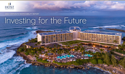 Host Hotels & Resorts Inc - 2026 Corporate Responsibility Report. Investing for the Future