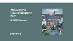 Bau-Fritz GmbH & Co KG - Aktualisierte Umwelterklärung 2025
