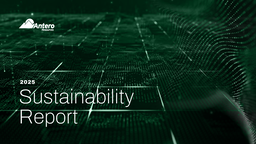 Antero Resources Corporation - 2025 Sustainability Report