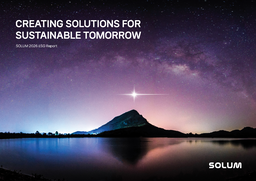 Solum Co Ltd - 2026 ESG Report. Creating Solutions for Sustainable Tomorrow