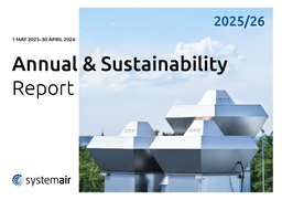 Systemair AB - 2025/26 Annual and Sustainability Report 1 May 2025 – 30 April 2026