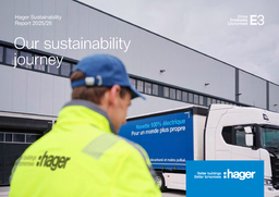 Hager SE - Sustainability Report 2025/26. Our sustainability journey