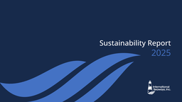 International Seaways Inc - Sustainability Report 2025