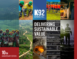 K92 Mining Inc - 2025 Sustainability Report. Delivering Sustainable Value