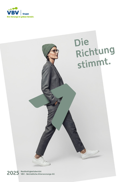 VBV - Betriebliche Altersvorsorge AG - Nachhaltigkeitsbericht 2025. Die Richtung stimmt
