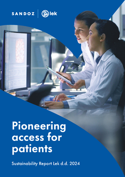 Lek Farmacevtska Druzba dd - Sustainability Report 2024. Pioneering access for patients