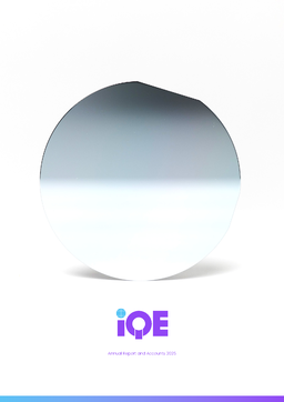 IQE plc - Annual Report and Accounts 2025