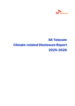 SK Telecom Co Ltd - Climate-related Disclosure Report 2025-2026