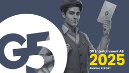 G5 Entertainment AB - Annual Report 2025