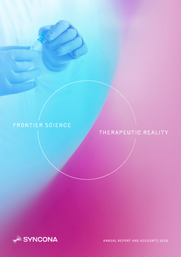 Syncona Limited - Annual Report and Accounts 2026. Frontier Science. The Therapy Reality