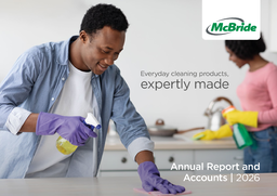 McBride plc - Annual Report and Accounts 2026. Everyday cleaning products, expertly made