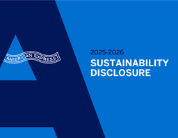 American Express Company - 2025-2026 Sustainability Disclosure