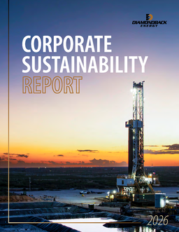 Diamondback Energy Inc - 2026 Corporate Sustainability Report