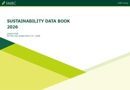 Sumitomo Mitsui Financial Group Inc - Sustainability Data Book 2026 Latest Update: October 2nd, 2026