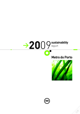 Metro do Porto SA - Sustainability Report 2009