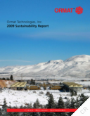 Ormat Technologies Inc - 2009 Sustainability Report