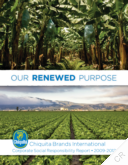 Chiquita Brands International Inc - Corporate Social Responsibility Report 2009-2012. Our Renewed Purpose