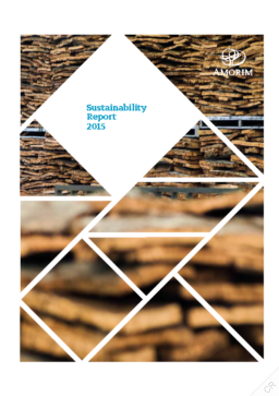 Corticeira Amorim SGPS SA - Sustainability Report 2015